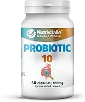 Probiotic 10 800 mg 60 Cápsulas Nutrivitalle
