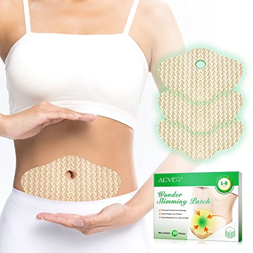 Abnehmen Patch-Slim Patch-effektive Fettverbrennung Aufkleber, natürlicher De- tox Heizungs Abnehmpflaster für Körperformung, Bierbauch, Eimer Taille, Bauchfett, Anti-Cellulite und nicht reizend 10pcs