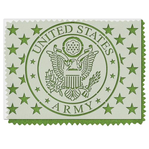 Stencil Stop US Army Logo with Stars Stencil - Reusable for DIY Projects, Painting, Drawing, Crafts - 14 Mil Mylar Plastic (6 x 4.13 inches)