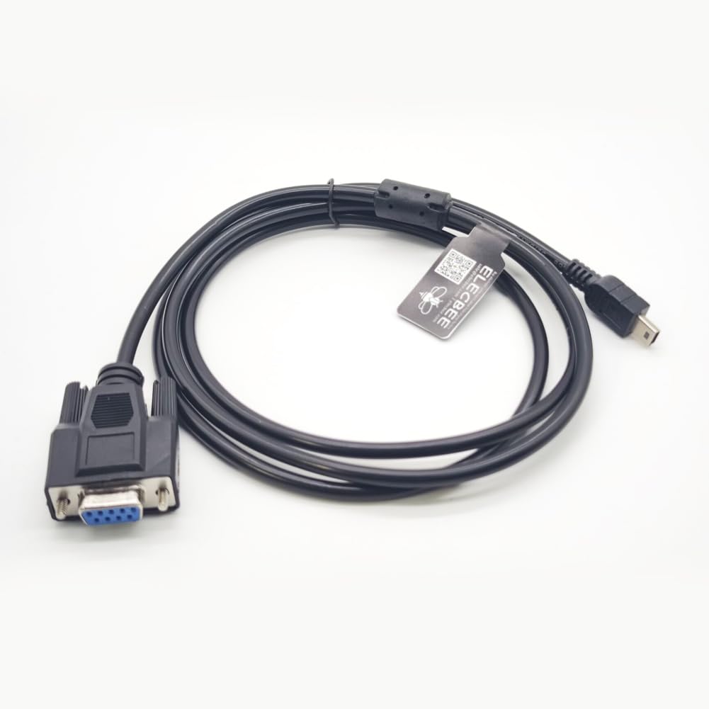Elecbee Mini USB a Rs232 Adaptador serie Rs232 DB9 Cable convertidor hembra 1 metro