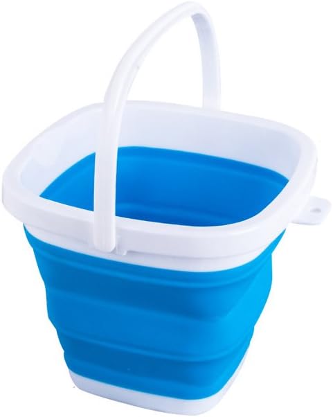Homemiyn 折りたたみ ソフトバケツ 釣り用バケツ バッカン 多機能 アウトドア 生活用品 雑貨 釣り 餌の桶 旅行 洗車 掃除 持ち運び便利 容量3 5 10l