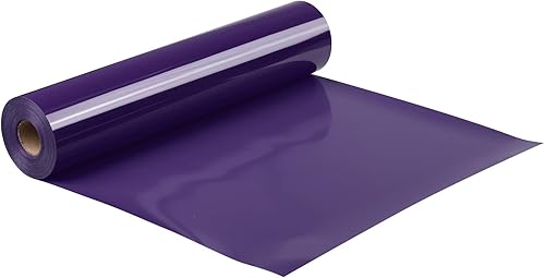 MECCANIXITY Rollos de vinilo de transferencia de calor, vinilo HTV de 12 pulgadas x 35 pies, vinilo morado HTV para planchar sobre vinilo térmico