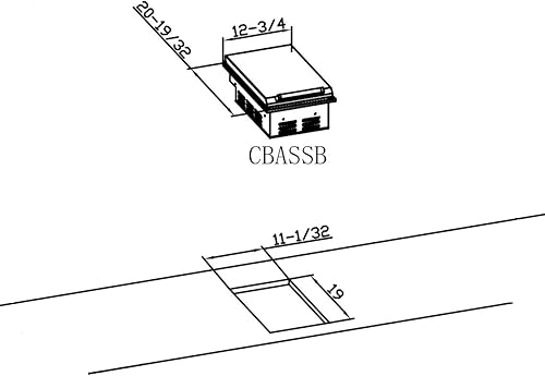 Miniatura 6 de Bonfire Cocina al aire libre de un solo lado con tapa para isla de barbacoa al aire libre, con kit de conversión, acero inoxidable 304, CBASSB