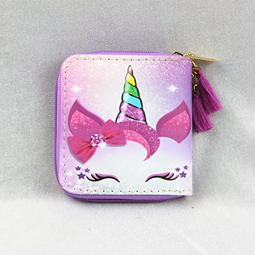 Timlee Cute Rainbow Unicorn Long Wallets Long Purse (Unicorn 1116)2