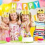 TUPARKA 30 Pcs Paper Crown Golden King Crowns Gold Foil Party Crown Hat Cap for Birthday Celebration Baby Shower Photo Props - Image 5