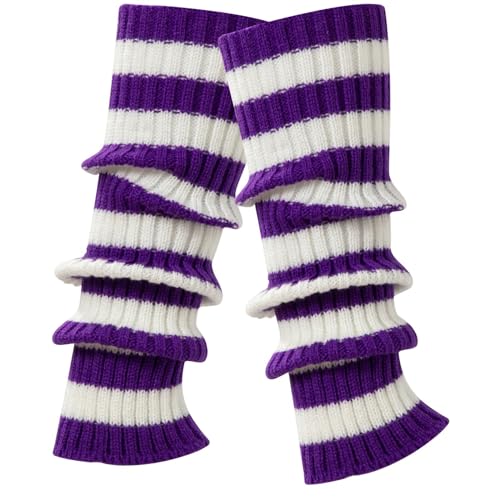 Image of Intgoodluckycc Leg Warmers for Women, Cute Knit Leg Warmer Socks for Dance