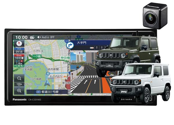 Amazon.co.jp: CN-CE01WDストラーダ7V型200mmカーナビ+ジムニー 