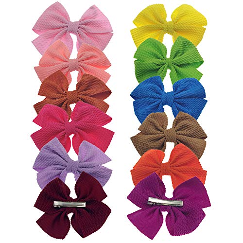 Baby Bow Hair Clips Barrettes Hair Pins Alligator Clip for Little Girls Toddler Kids Teens