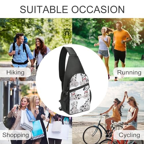 Morrales de estilo casual con diseño Dalmatian unisex miniatura 6