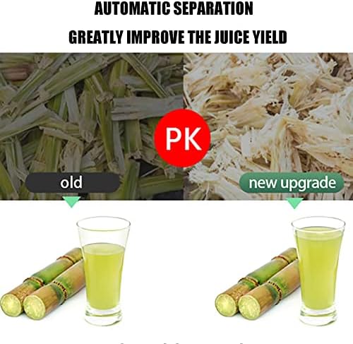 Extractor de Jugos Prensado Lento 350W con Bandeja, Eficiente 450Kg/H miniatura 3