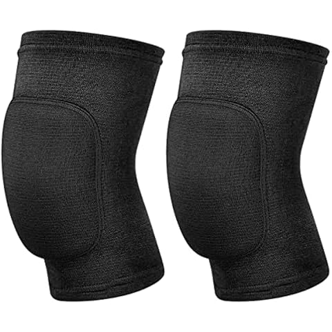 CENBEN Non-Slip Knee Brace,Stretchy Dance Knee Pads,Volleyball Knee Pads for Dancers,Soft Breathable Knee Pads Knee Sleeve,Protector Guard Compression Kneepads for Dance Sports Football Yoga(Black,M) Cover