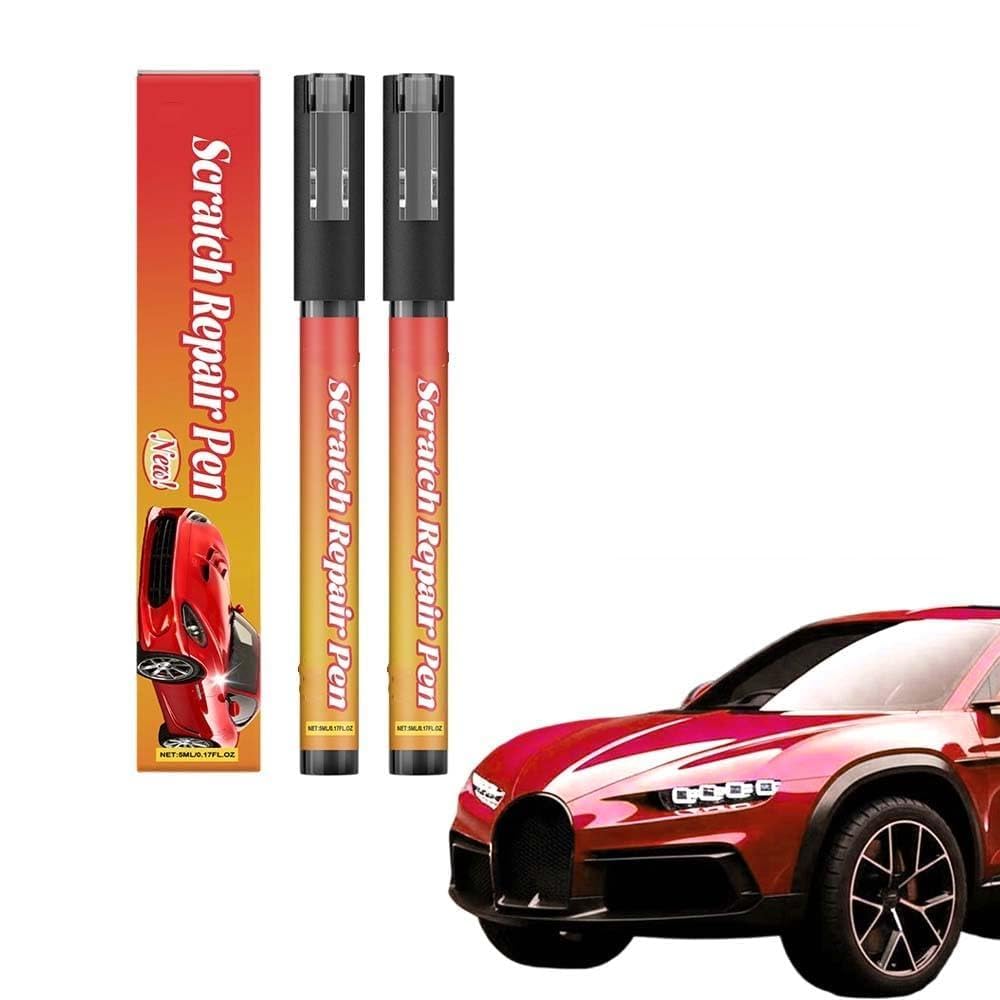 Generisch Lackstift Auto, 2026 Neu Magic Car Scratch Removal Pen, Kratzer Entferner Auto für Kratzer und Farbschäden Magic Lack Kratzerentfernung für die Reparatur von Steinschlag Kratzern (2PCS) - 1