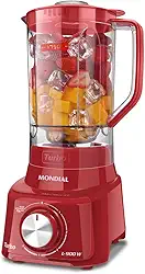 Liquidificador Turbo, Mondial, Vermelho, 900W, 220V - L-900 FR 2C