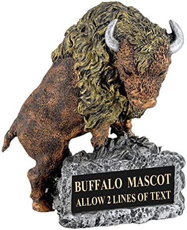 Miniatura 10 de SHOP AWARDS AND GIFTS Trofeo personalizable de 6-12 pulgadas pintado a mano de oso gruñido de pie, incluye personalización