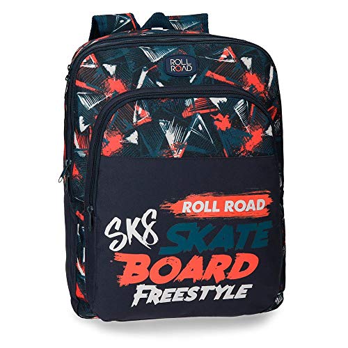 Roll Road  Mochila Escolar  42 cm  23.56 Litros  Multicolor