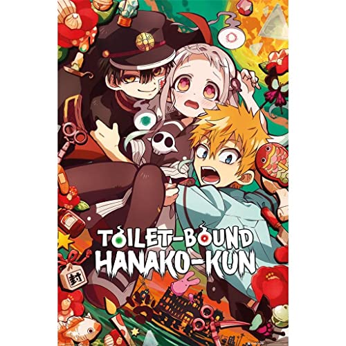 Pyramid International Toilet-Bound Hanako-kun Chaos Poster (91.5cm x 61cm) (Multicolored)