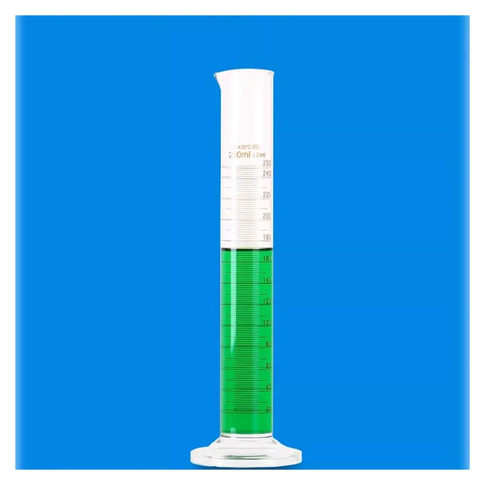 Attrezzatura for esperimenti didattici con cilindro graduato in vetro, resistenza alle alte temperature(1000ml)