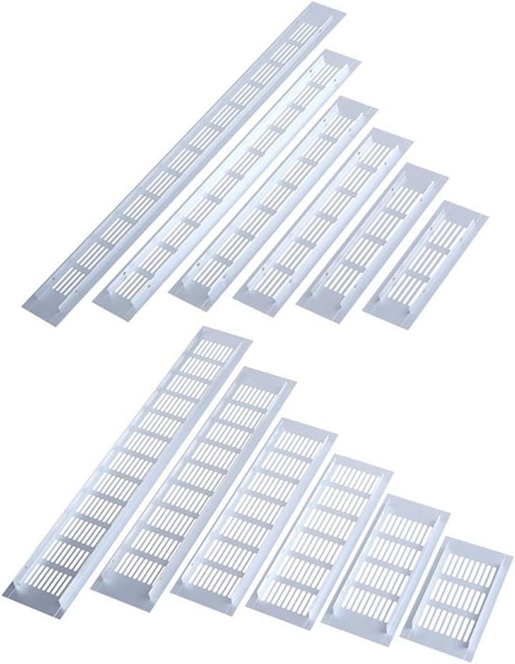 Grille de ventilation réglable aluminium 80x250mm finition haut de gamme - 4