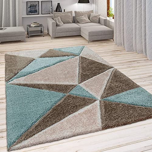 Image of Soft Modern Shag Area Rugs Fluffy Living Room Carpet Comfy Bedroom Home Decorate Floor Kids Playing Mat Size 7x10 Feet Color Multi L1