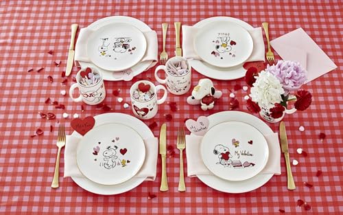 Set de 4 Mugs Snoopy Día de San Valentín Lenox miniatura 5