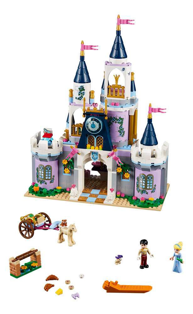LEGO 41154 Disney Princess Cinderella's Dream Castle Toy, Fairytale Doll House, Prince Charming & Cinderella Mini Doll