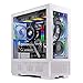Skytech Gaming Azure PC Desktop – AMD Ryzen 9 7900X3D 4.4 GHz, NVIDIA RTX 4080, 1TB NVME Gen4 SSD, 32GB DDR5 RAM RGB, 1000W Gold PCIE 5.0 PSU, 360mm AIO, 11AC Wi-Fi, Windows 11 Home 64-bit,White