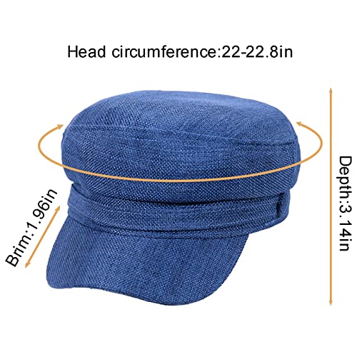 Gorra Boina Mujer Newsboy Negra Talla Única miniatura 3