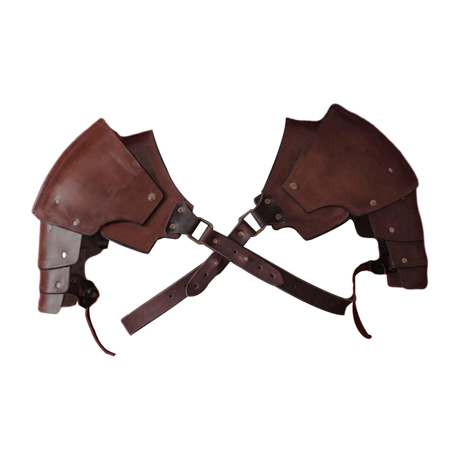 ZOOMELLA Medieval Shoulder Pauldron Body Chest Harness Belt for Rave Carnival Cosplay Clothing Shoes & Accessories|Costumes Reenactment Theater|Reenactment & Theater|Medieval & Renaissance-picture-11
