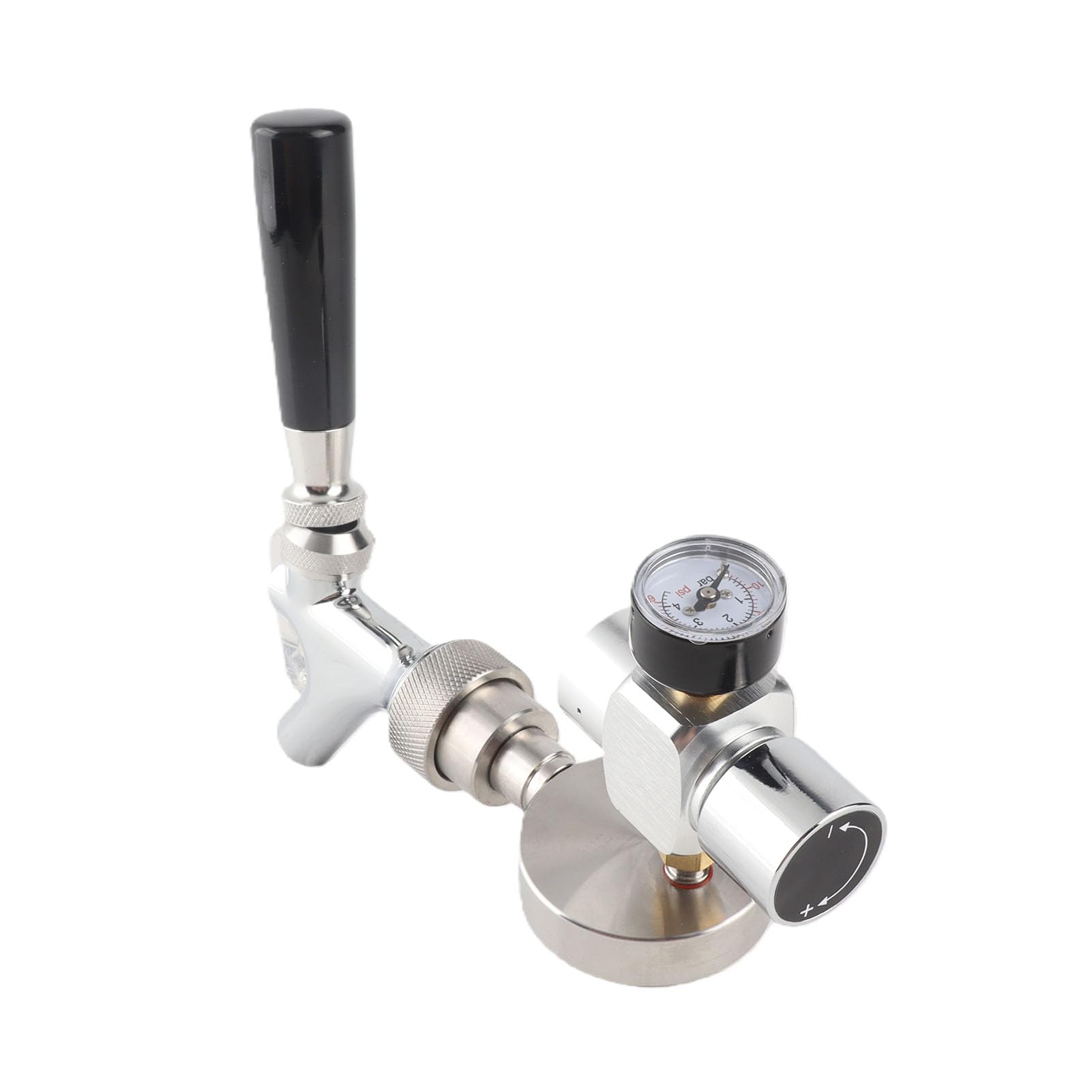 Kit De Distributeur De Robinet De Lance De Bière D'Acier Inoxydable De Robinet De Lances D'Injecteur De Co2 Pour Le Mini Producteur De Bière De Fût De 2L/3.6L/5L