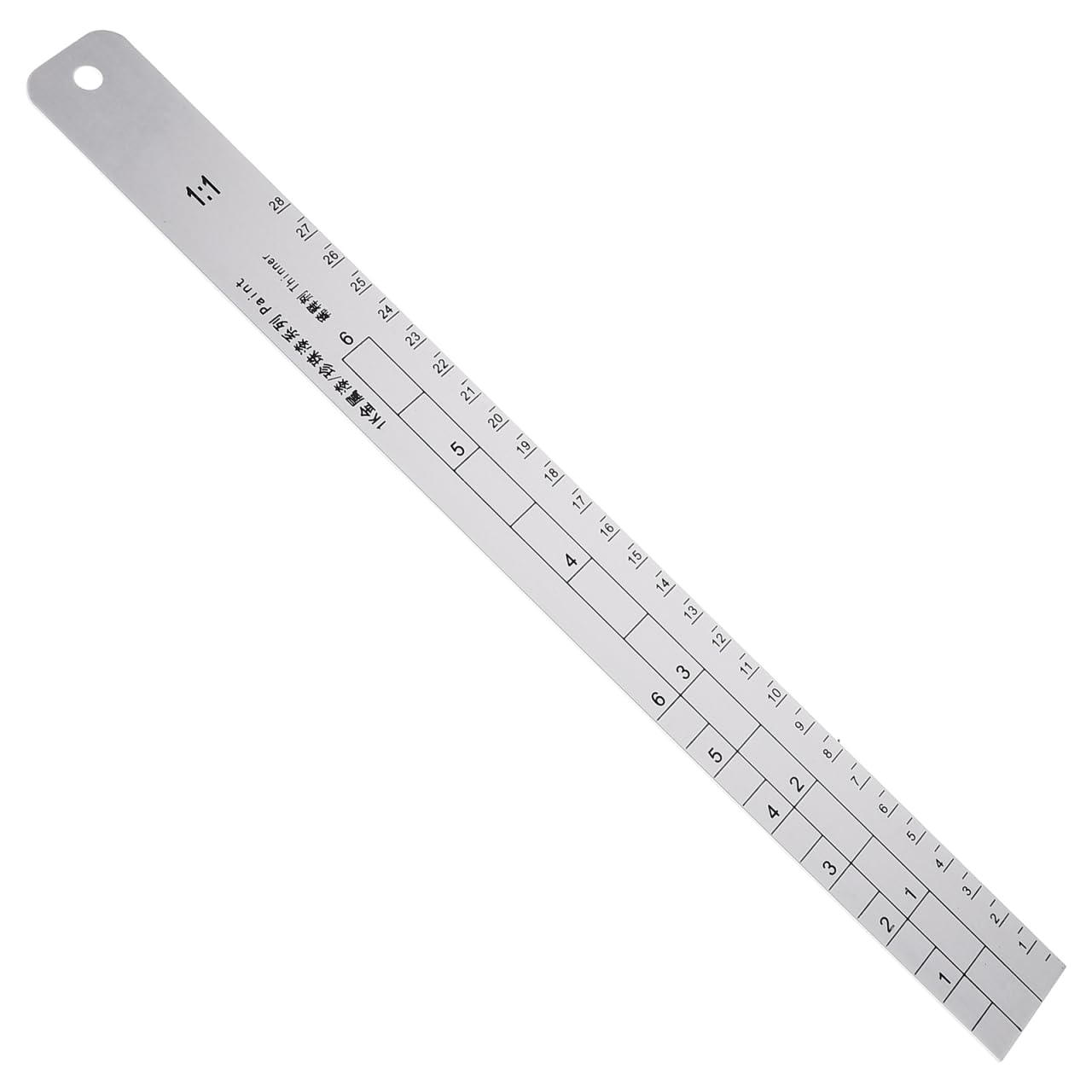 Paint Stick Yardenfun Precision Stainless Steel Paint Mixing Ruler With ...