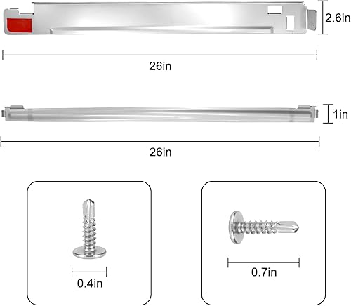 Miniatura 5 de KSTK1 - Kit de apilamiento de ropa sucia de 27 pulgadas compatible con soporte de apilamiento para lavadora y secadora LG Metal cromado (5 años de