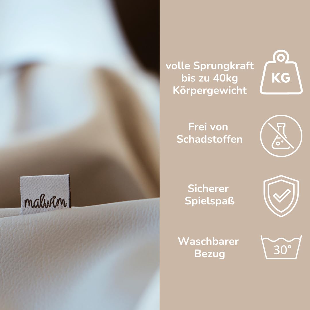 Hüpfmatratze für Kinder 107x70x17cm Indoor Sprungmatte Made in Germany
