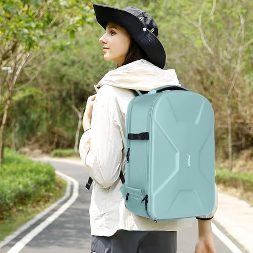 Image of MOSISO Camera Backpack, Photography Camera Bag 15-16 inch Waterproof Hardshell Case with Tripod Holder&Laptop Compartment