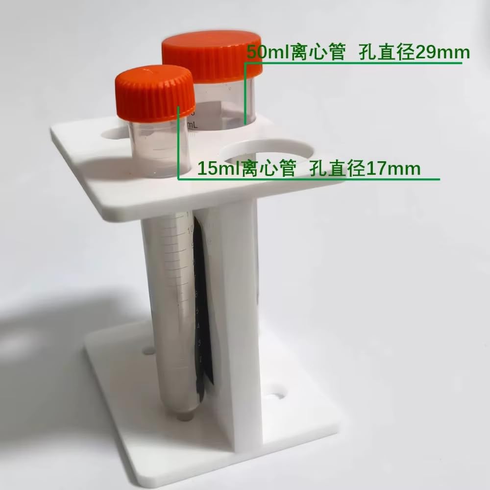 Toplionace Starker Labormagnetabscheider für 15-Ml- und 50-Ml-Zentrifugenröhrchen – Neodym-Magnet N52, 4 Vertiefungen 2 × 15 Ml + 2 × 50 Ml
