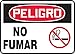 Accuform SHMSMK026VP Plastic Sign,"PELIGRO No FUMAR", 7" Length x 10" Width x 0.055" Thickness, Red/Black On White, 7" Height, 10" Wide, 7" Length, Plastic, 7x10