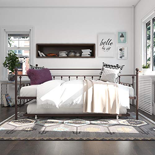 Dhp Manila Metal Queen Size Daybed And Full Size Trundle (Bronze) #TOP2