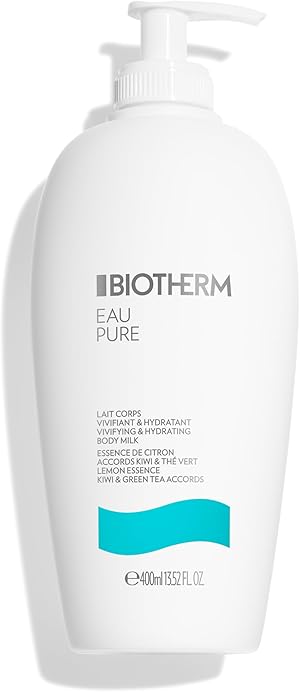 Biotherm Bodylotion Eau Pure, Körperlotion für intensive Feuchtigkeit und Hautschutz, Körperpflege mit Sheabutter für raue und trockene Haut, 400 ml