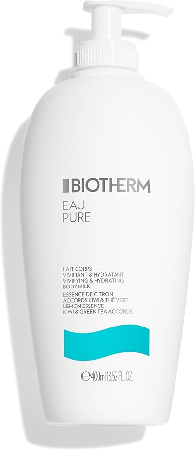 Biotherm Bodylotion Eau Pure, Körperlotion für intensive Feuchtigkeit und Hautschutz, Körperpflege mit Sheabutter für raue und trockene Haut, 400 ml