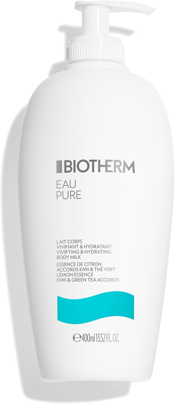 Biotherm Bodylotion Eau Pure, Körperlotion für intensive Feuchtigkeit und Hautschutz, Körperpflege mit Sheabutter für raue und trockene Haut, 400 ml