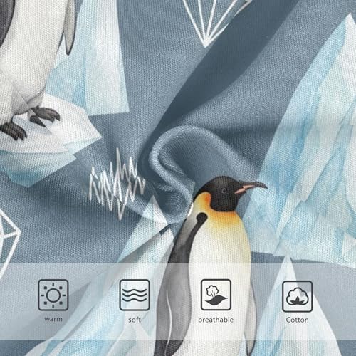 Personalized Girls Underwear Toddlers 2t Cotton Panties for Girl Vivid Emperor Penguins Glacier Underpants Briefs3