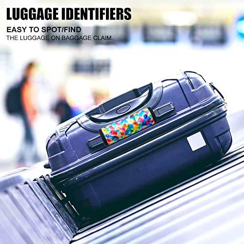 Careteilly Luggage Handle Wrap - Bright Luggage Identifers Suitcase Unique Neoprene Handle Wraps Luggage Tags For Suitcases Travel Accessories For Airport #TOP5