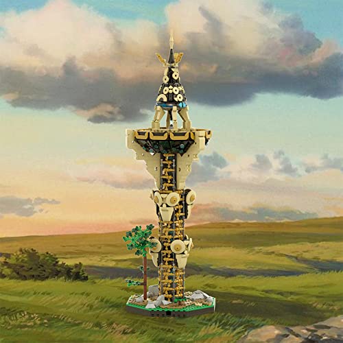 Vonado Breath Of The Wild Building Blocks Set, Sheikah Tower Building Block Set Model, Unique Botw Decorations And Toys Gifts, Suitable For Gift For Game Model Collectors (2254 Pcs) #TOP5