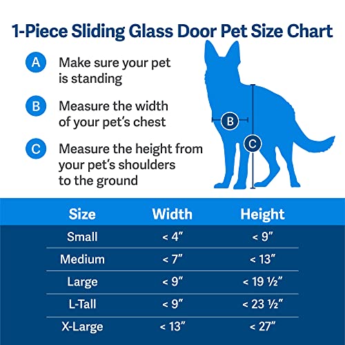 PetSafe 1-Piece Sliding Glass Pet Door for Canine & Cats – Adjustable Top 91 7/16″ to 96″- Giant-Tall, White, No-Minimize Set up, Aluminum Patio Panel Insert, Nice for Renters or Seasonal Set up PetSafe 1-Piece Sliding Glass Pet Door for Canine & Cats – Adjustable Top 91 7/16″ to 96″- Giant-Tall, White, No-Minimize Set up, Aluminum Patio Panel Insert, Nice for Renters or Seasonal Set up