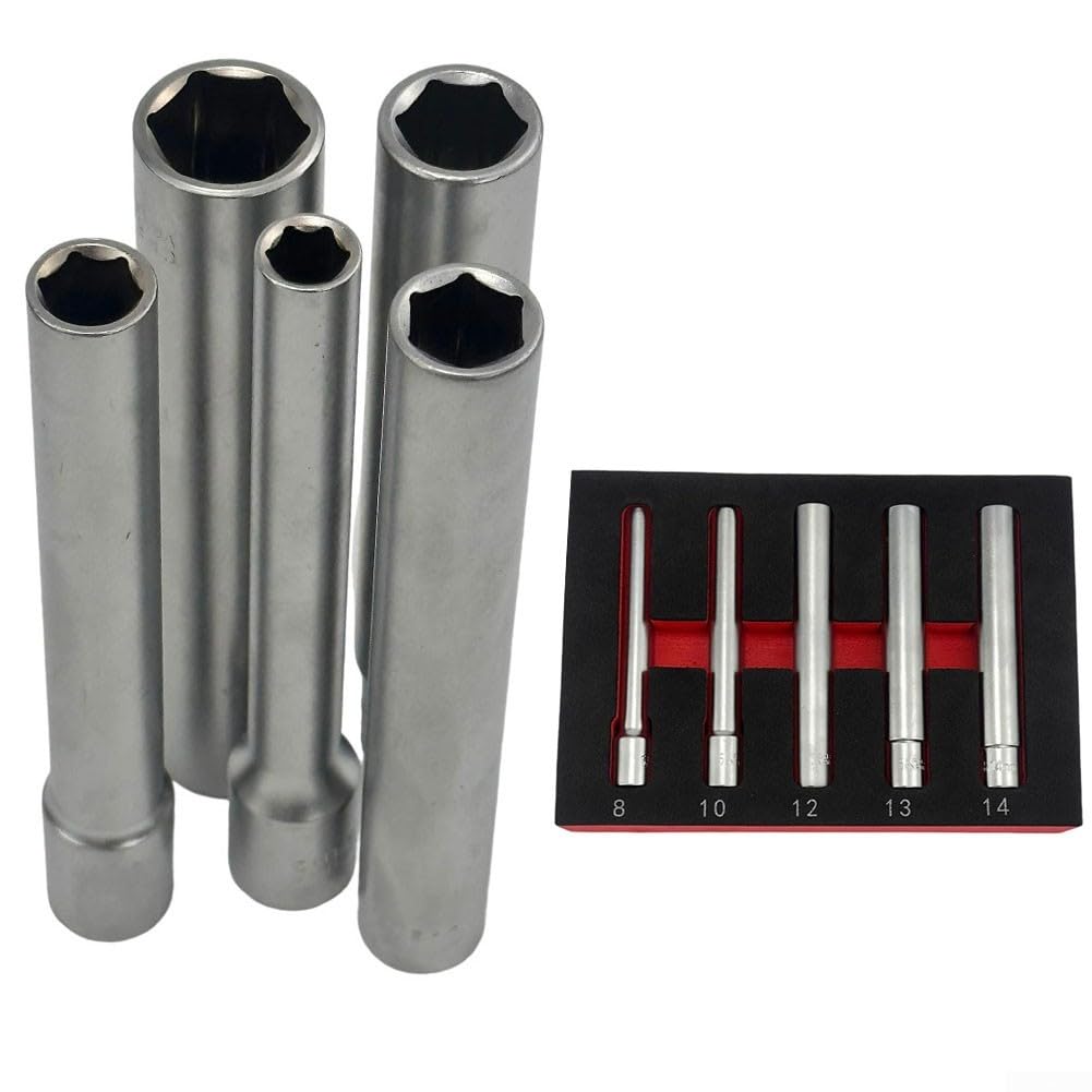 Juego de llaves largas de 120 mm, 3/8, 8-14 mm (HEX head)