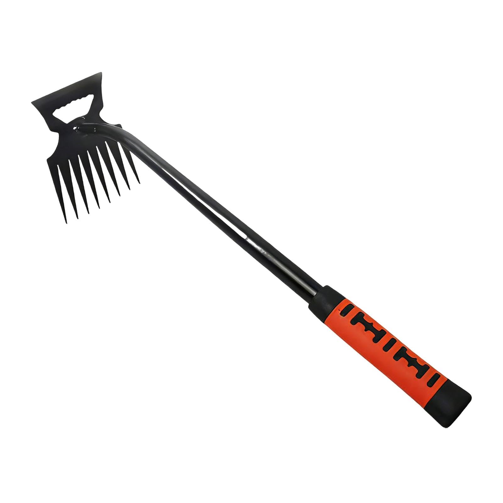 HEAVENGLOWHand Weeder Rustproof Lightweight Weeds Removal Tool for Lawn Farm Courtyard 8 Tooth-image-22