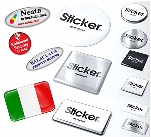 R Pubblicit&agrave; - 100 Tag Adesivi Personalizzati Per Cresia, Con Noe E