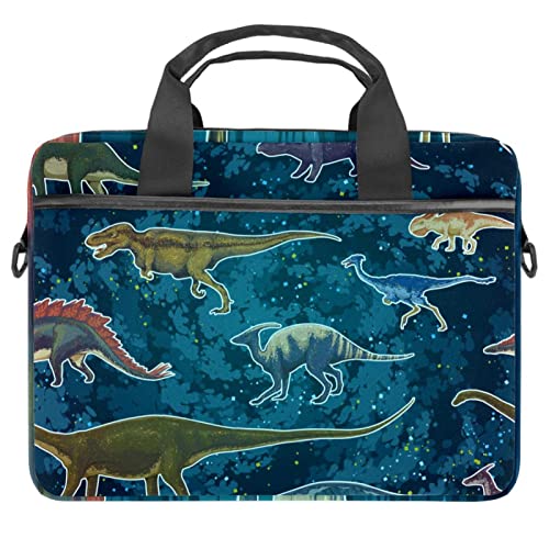 Sac à bandoulière pour ordinateur 13 à 14.5 pouces avec motifs marins et galaxie