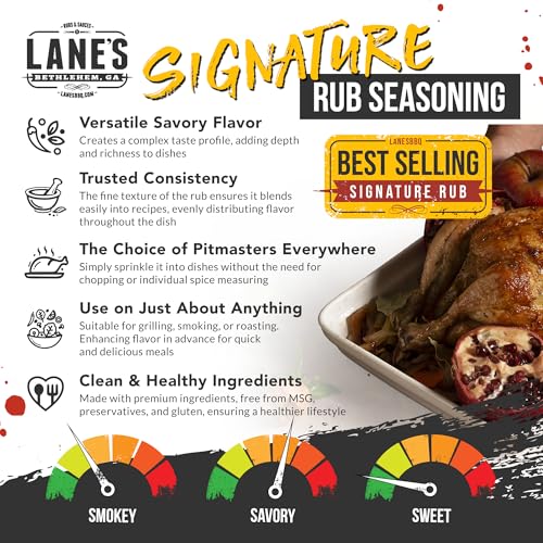 Lane'S Bbq Signature Rub Seasoning | All Natural | Gluten Free thumb #1
