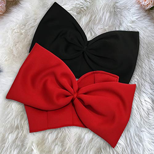 AOMEI Women's Bow Tie Tube Tops Bra Strapless Backless Crop Tank Top - Image 3