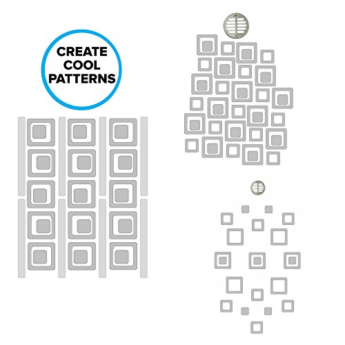 SlipX Solutions Microban-Infused Square Non-Slip Safety Treads, Adhesive | Anti-Slip Bathroom Accessories - Bathtub, Shower, & Step Power Grip Floor Grips | Design Your Own Pattern | 21 Pieces, Clear - Thumbnail 3